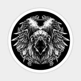 Three Ravens Magnet